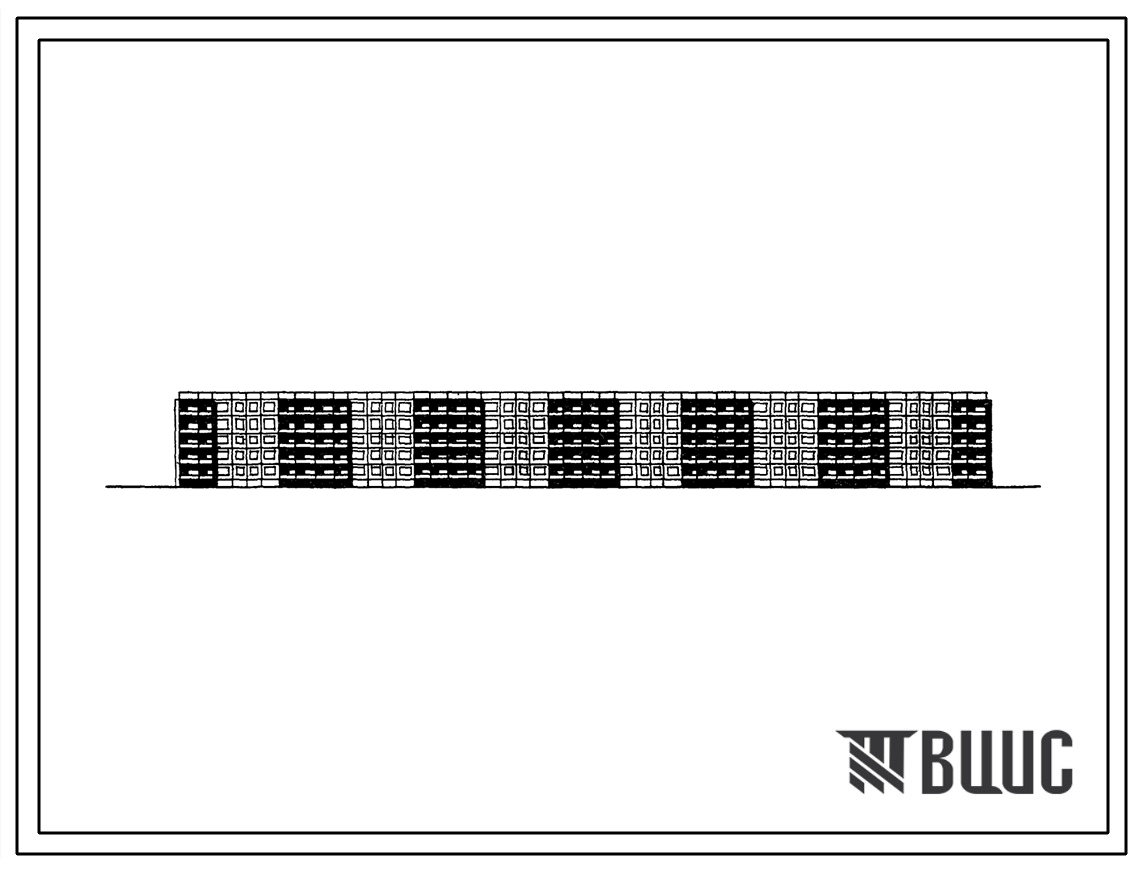 Типовой проект 1-464Д-133 5-этажный 6-секционный крупнопанельный дом на 120 квартир (однокомнатных 1Б-10, двухкомнатных 2Б-51, трехкомнатных 2А-49, четырехкомнатных 4А-10) для строительства в Белорусской ССР.