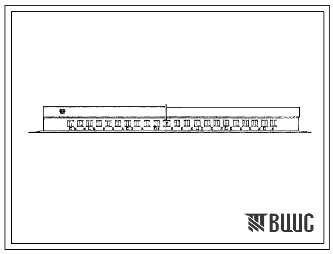 Типовой проект 805-110 Птичник для контрольного стада на 2500-3000 кур (50 секций).