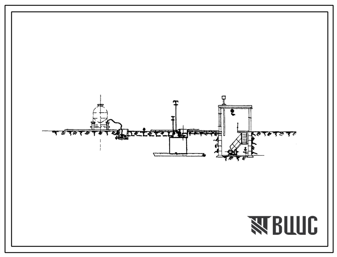 Типовой проект 903-2-4 Установка для приема и ввода жидких присадок в мазут с тремя подземными металлическими резервуарами емкостью по 25м3 (при железнодорожном сливе) и 5 м3 (при сливе из автоцистерн).