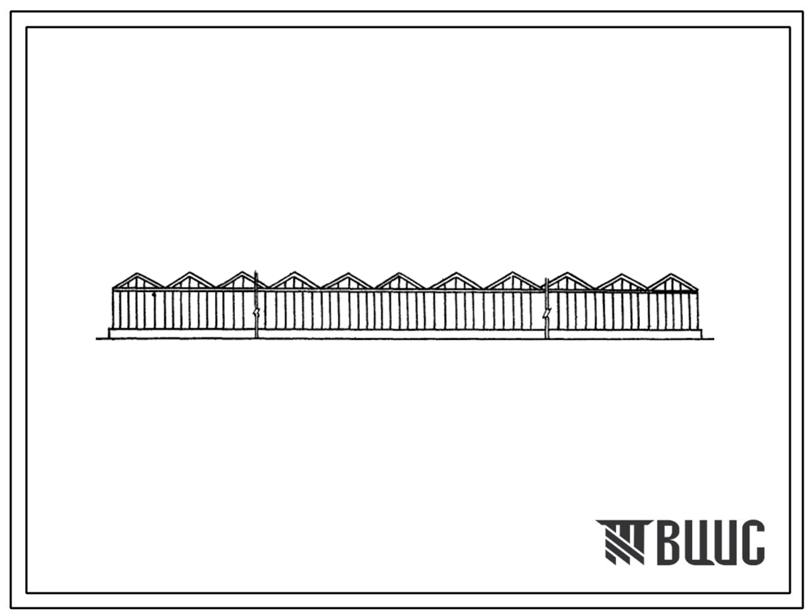 Типовой проект 810-52 Теплица зимняя блочная почвенная площадью 3 га с рассадным отделением.