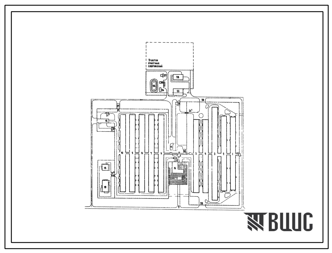 Типовой проект 819-217 Свиноводческий комплекс по выращиванию и откорму 54 тыс. свиней в год