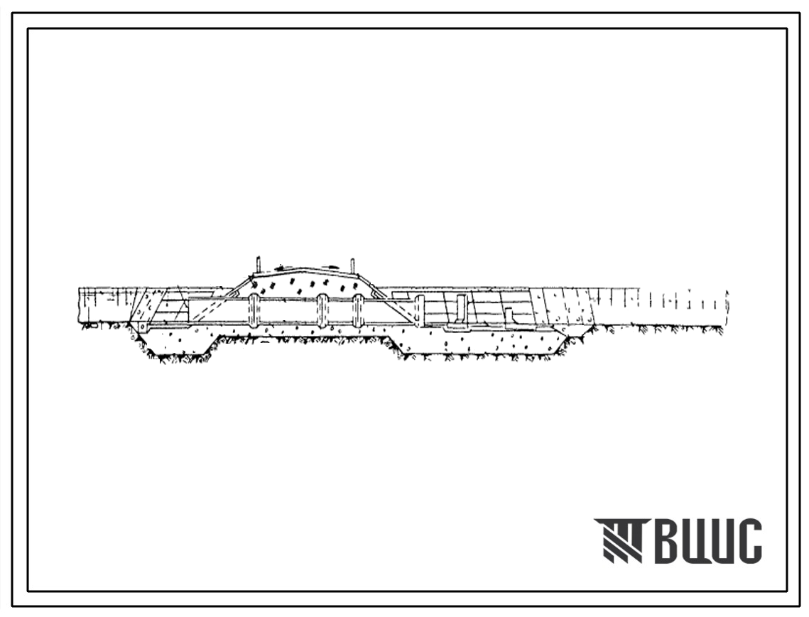 Типовой проект 820-29 Гидротехнические сооружения для осушительных систем из сборного железобетона для условий Дальнего Востока. Трубы-переезды