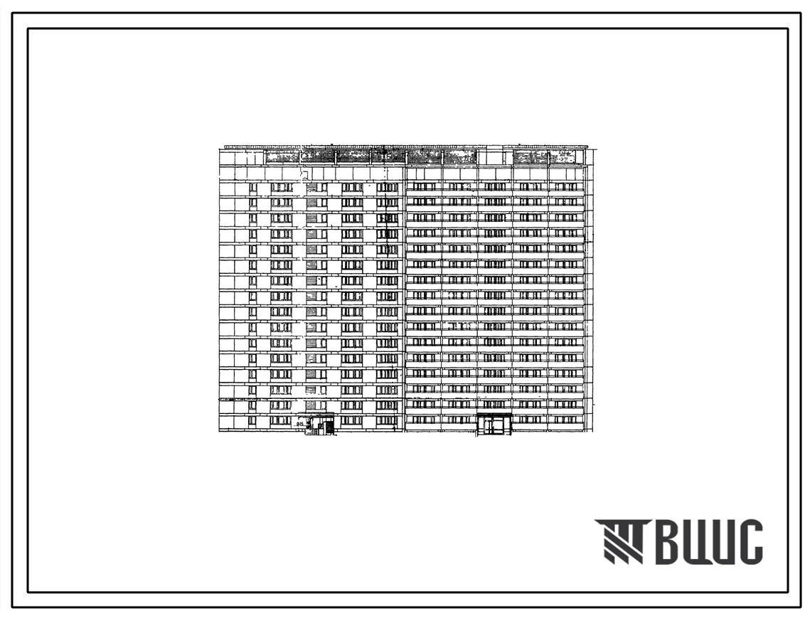 Типовой проект II-68-02/16М 16-Этажный 207-квартирный жилой дом со стенами из керамзитобетонных изделий