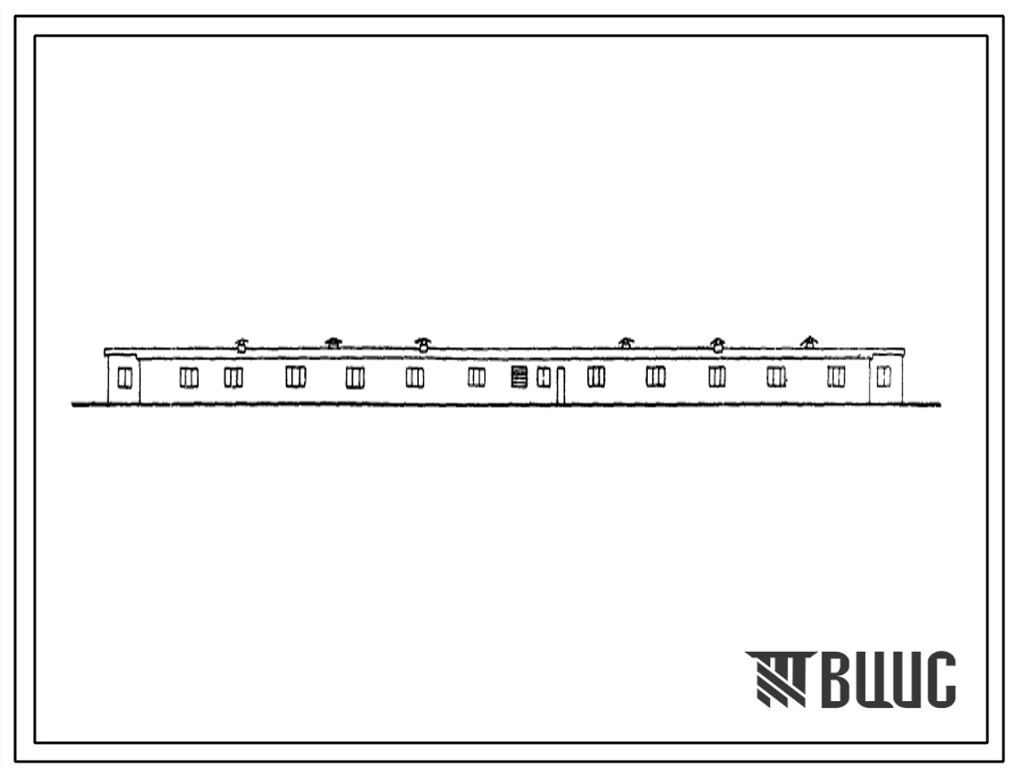 Типовой проект 805-155 Птичник на 8200 голов для выращивания утят в возрасте от 1 до 30 дней.