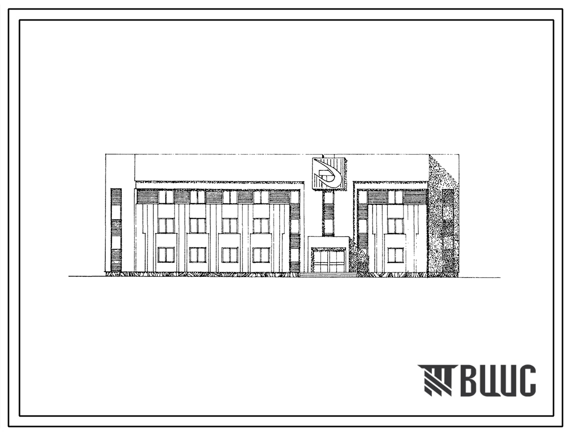 Типовой проект 264-20-97.88 Здание райкома КПСС типа 1Б