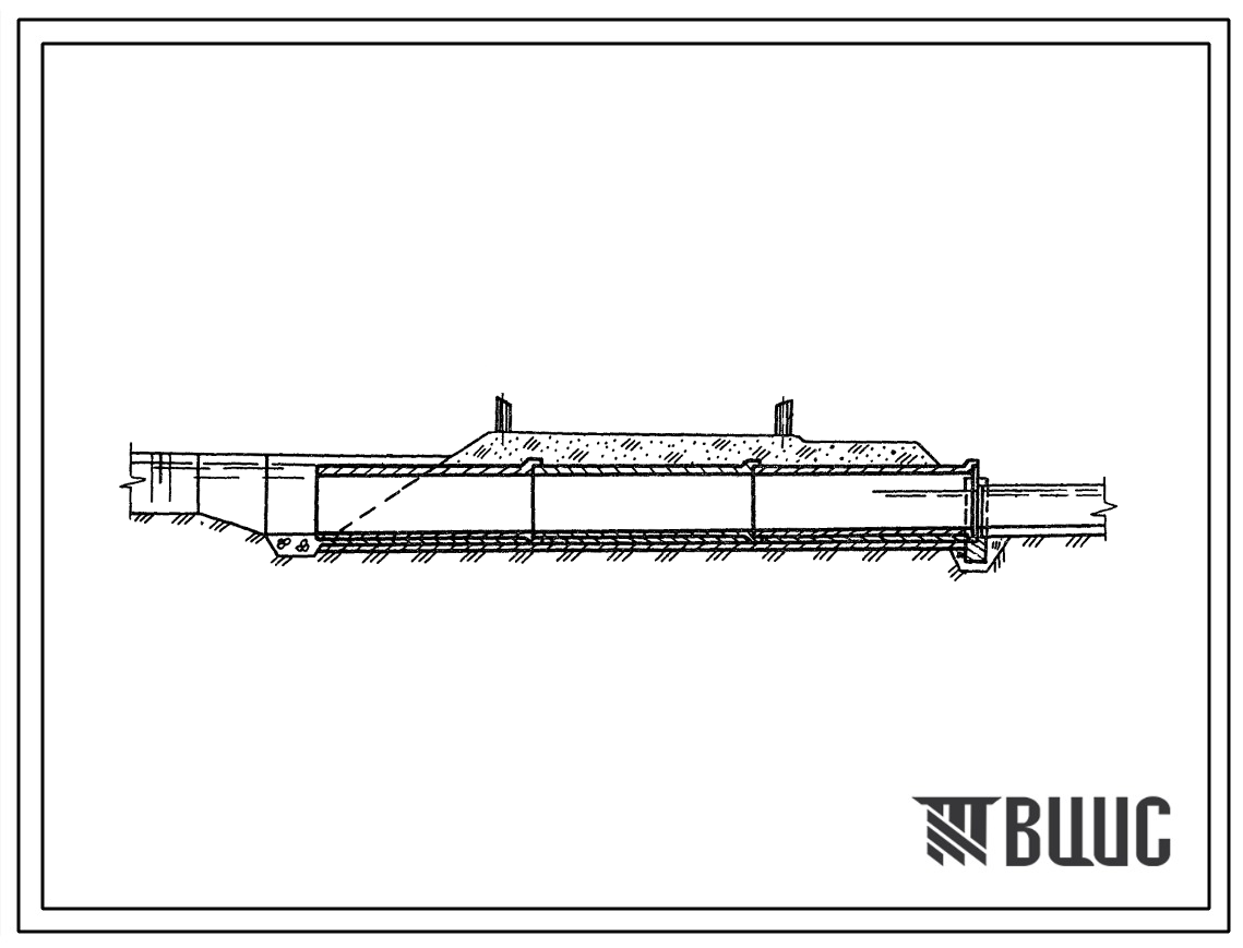 Типовой проект 820-1-25с.83 Переезды на лотковых каналах (на участках сопряжения земляных и лотковых каналов)