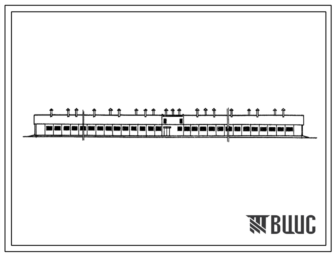 Типовой проект 802-232с Свинарник для супоросных маток на 570 мест.