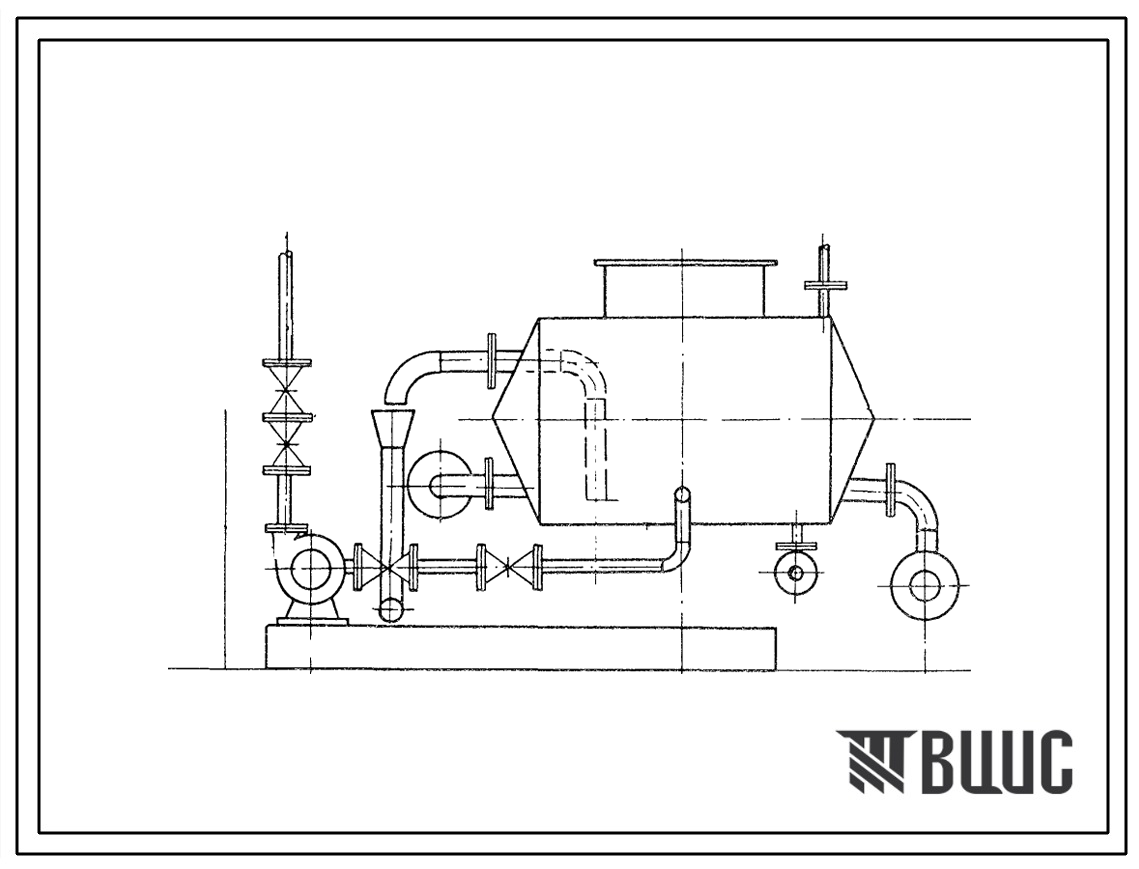 Типовой проект 903-4-051.86 Блочная автоматизированная установка перекачки конденсата производительностью до 5 т/ч с двумя баками на отм. -3,000