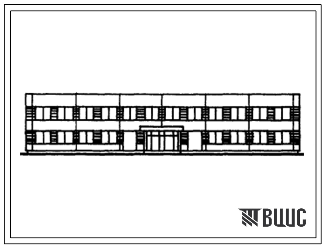 Типовой проект 282-1-174 Унифицированное типовое здание службы быта УТЭСБ-8.