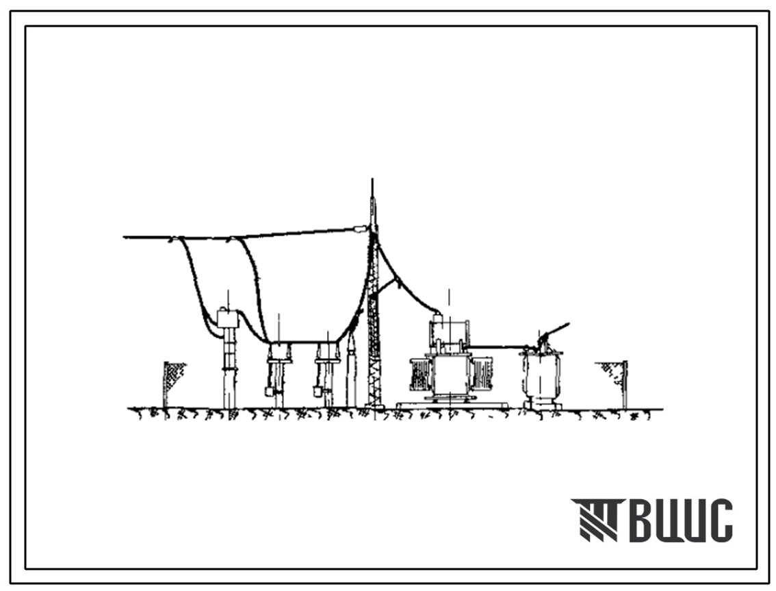 Типовой проект 407-3-9 Унифицированные понижающие трансформаторные подстанции напряжением 110/10 кВ, мощностью 6300 и 10000 ква.