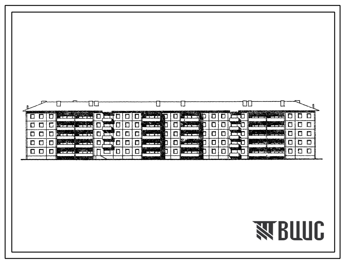 Типовой проект 111-25-21/1.2 5 этажный 6 секционный жилой дом на 79 квартир (секции 3А-4Б; 1А-2Б-3А; 2А-2Б-2Б; 2А-2Б-2Б; 1А-2Б-3А; 3А-4Б)