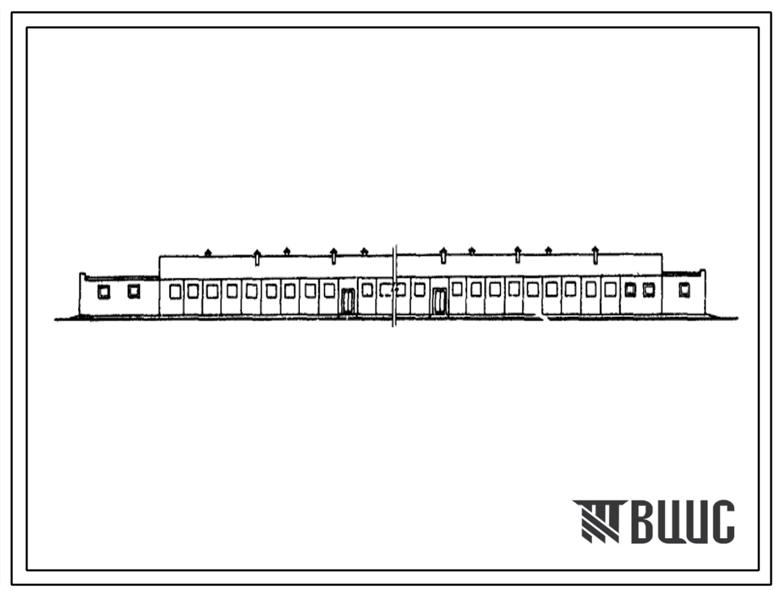 Типовой проект 803-163/79 Овчарня для ягнения на 1000 маток (в индустриальных конструкциях серии 1.800-2/74).