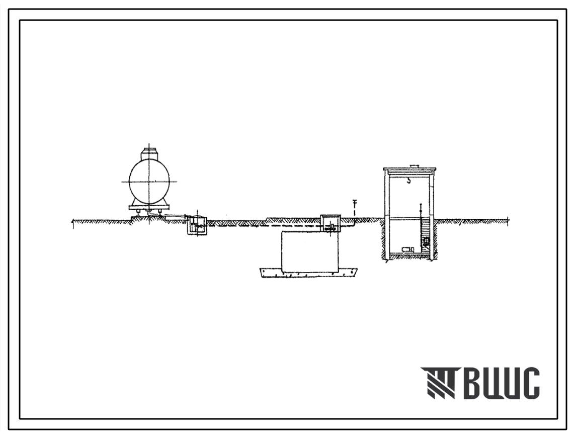 Типовой проект 903-2-4/74 Установка для приема и ввода жидких присадок в мазут с тремя подземными металлическими резервуарами