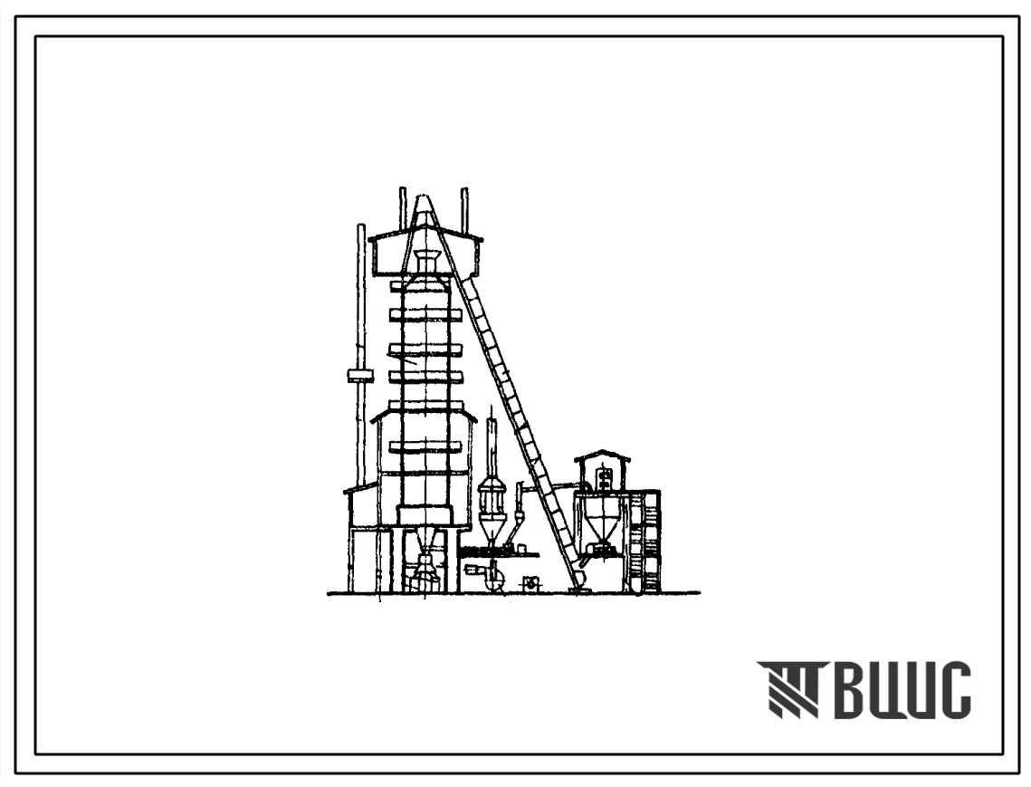 Типовой проект 409-22-24 Известковый цех производиетльностью 65 тыс.т в год с шахтными известеобжигательными печами, работающими на природном газе.