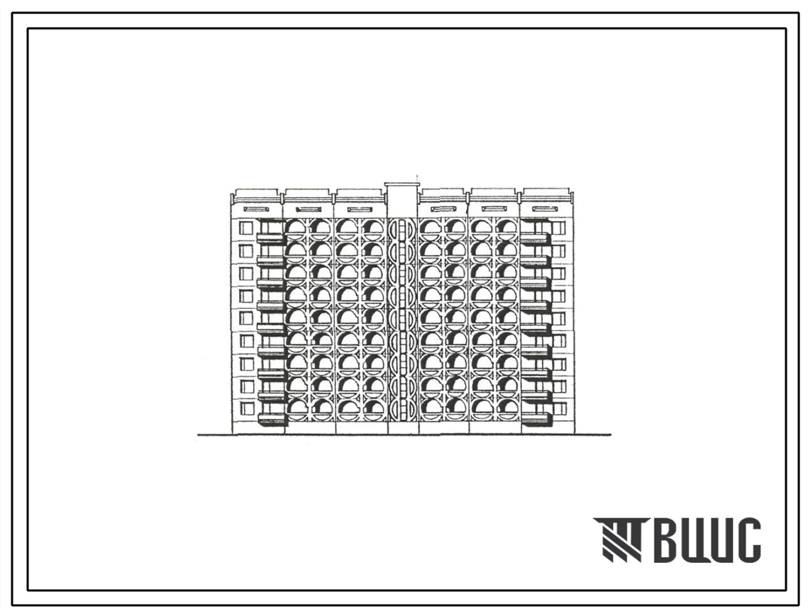 Типовой проект 135-0330с.87 Блок-секция общежития квартирного типа на 186 человек. Н эт. = 3,0 м  (СТЕНЫ ИЗ ОДНОСЛОЙНЫХ ЛЕГКОБЕТОННЫХ ПАНЕЛЕЙ, Ориентация свободная, Сейсмичность 7 и 8 баллов, Девятиэтажные)