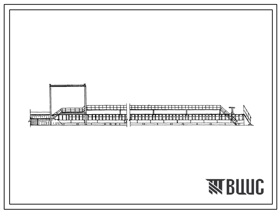 Типовой проект 709-161 Эстакада высотой 2 м для выгрузки угля.