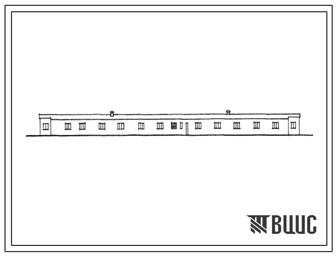 Типовой проект 805-148 Птичник для ремонтного молодняка в возрасте от 56 до 180 дней на 1700 голов.