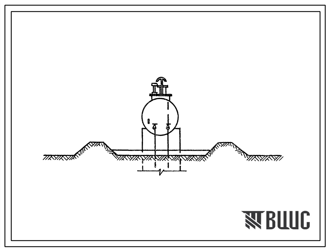 Типовой проект 704-2-33.86 Наземное хранилище дизельного топлива емкостью 3 м3
