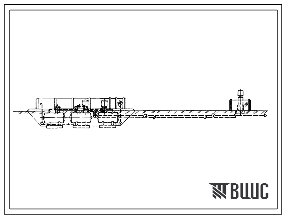 Типовой проект 905-1-10 Установка 6-и подземных резервуаров с 2-я регазификаторами системы инж. Карпюка