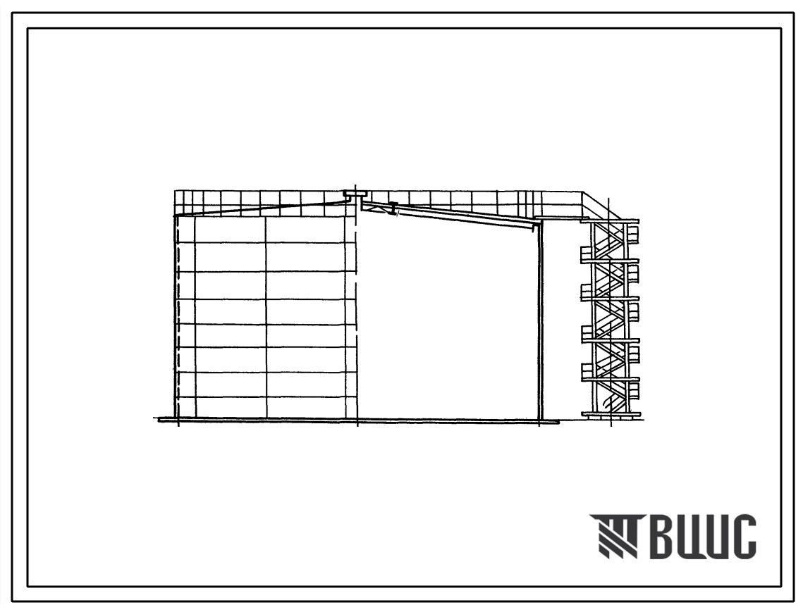 Типовой проект 705-4-48С Резервуар однослойный стальной для хранения агрессивных химических продуктов емкостью — 5000 м?.