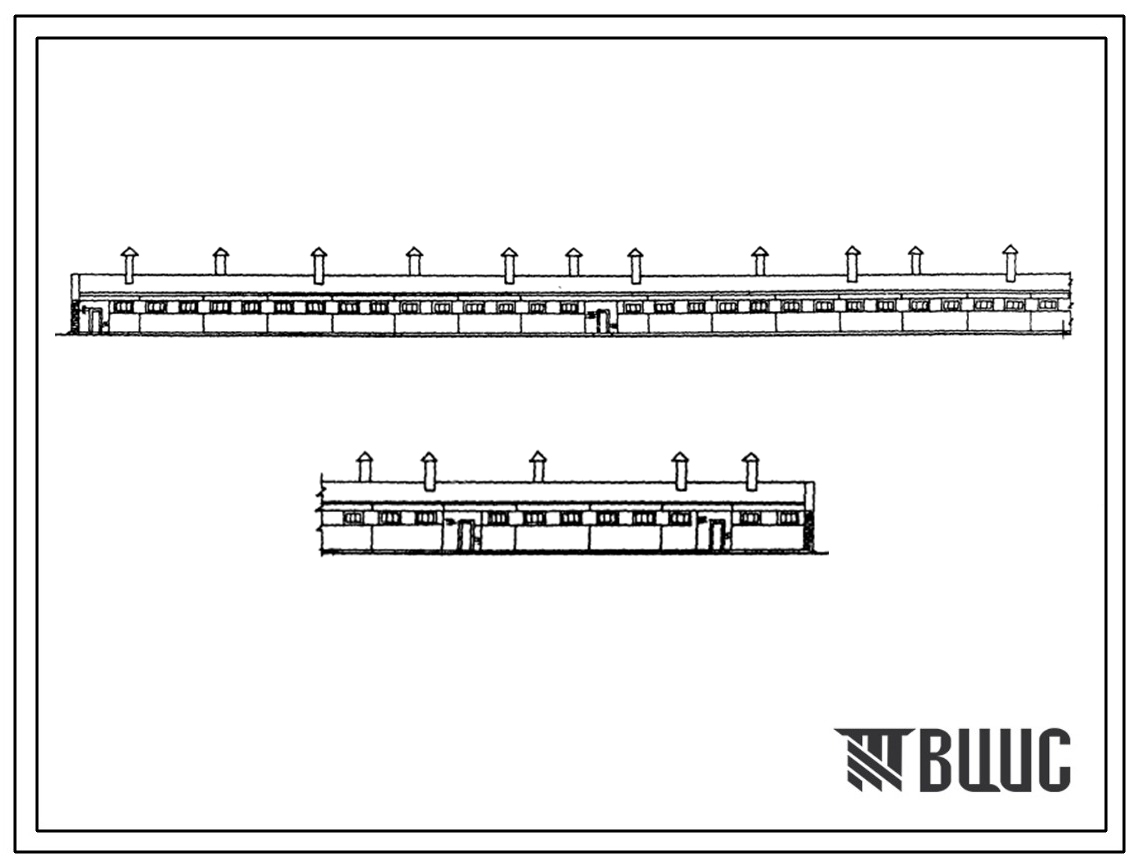 Типовой проект 804-2-20.84 Конюшня на 100 дойных кобыл (вариант по стоечно-балочной схеме).