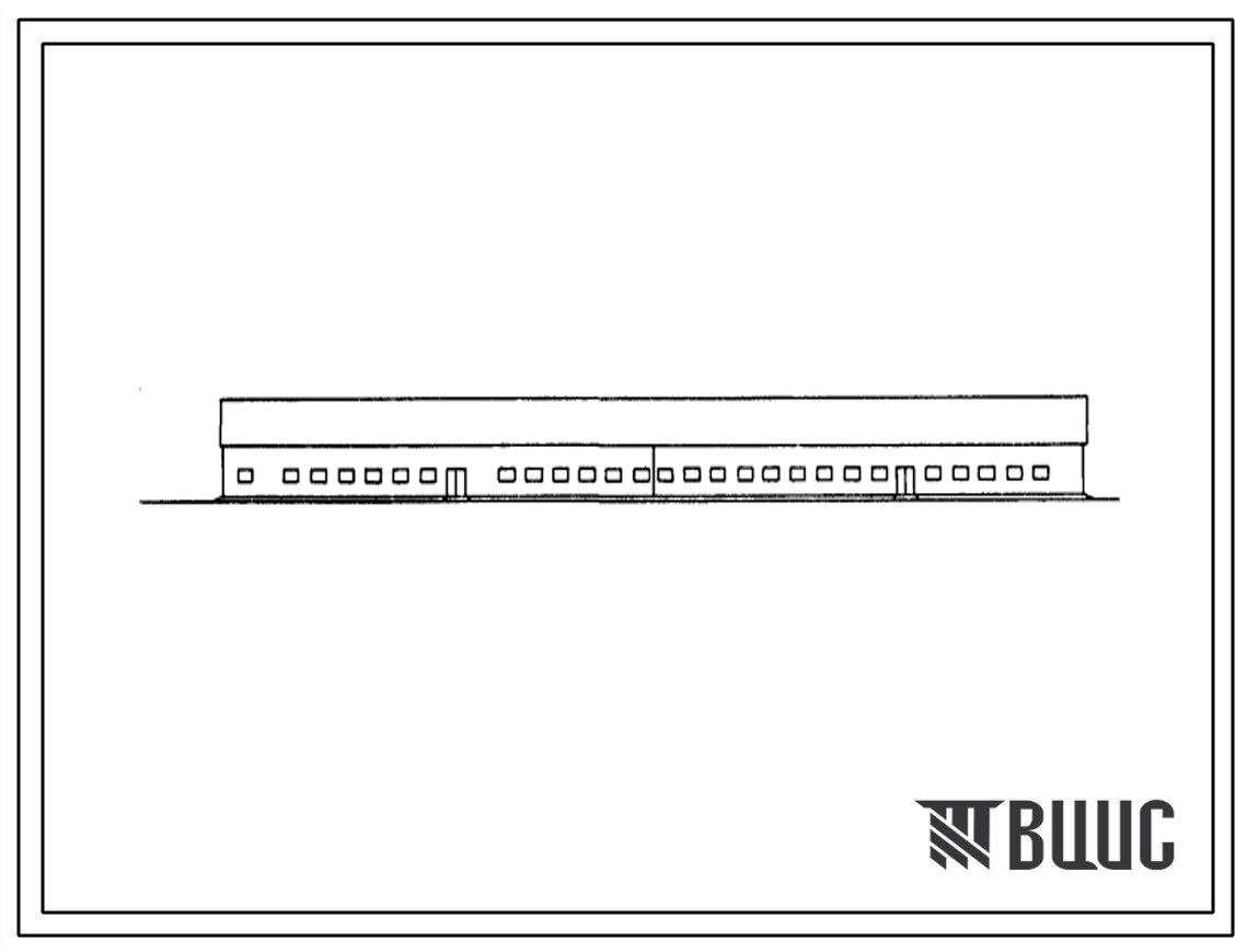 Типовой проект 803-3-81с.86 Овчарня для ягнения на 800 маток (с используемым чердаком, сейсмичность 7, 8 баллов)