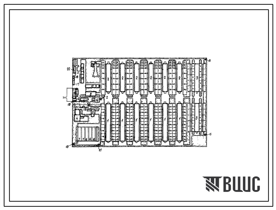 Типовой проект 819-259 Овцеводческий комплекс на 15 тысяч маток и 5 тысяч ремонтного молодняка.