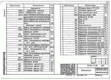 Состав фльбома. Типовой проект 703-1-6.86Альбом 5 Строительные изделия (из ТП <a href="/catalog/154841/" >703-1-5.86</a>).    