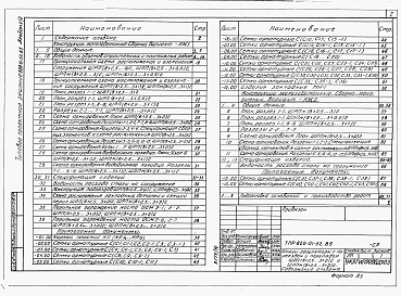 Состав фльбома. Типовой проект 820-01-52.85Альбом 14  Шлюзы-регуляторы ШРП/8х2-2,5хР/2 и ШРПм/8х2-2,5хР/2. Конструкции железобетонные.    