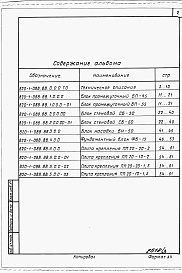 Состав фльбома. Типовой проект 820-1-088.88Альбом 3  Конструкции железобетонные сборные     