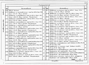 Состав фльбома. Типовой проект 820-02-18.85Альбом 2. Строительные решения. Конструкции железобетонные.     