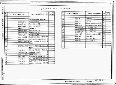 Состав фльбома. Типовой проект 817-210.83Альбом 2 Строительные изделия