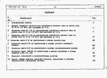 Состав фльбома. Типовой проект 820-04-19.85Альбом 7 Сметы. Монолитный вариант.     