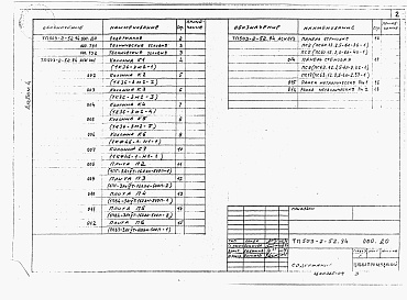 Состав фльбома. Типовой проект 503-2-52.94Альбом 4  Строительные изделия.    