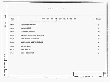 Состав фльбома. Типовой проект 503-2-52.94Альбом 5  Спецификации оборудования.    