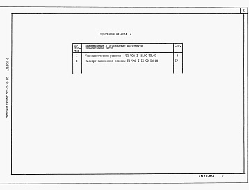 Состав фльбома. Типовой проект 702-1-16.90Альбом 4 Спецификации оборудования     