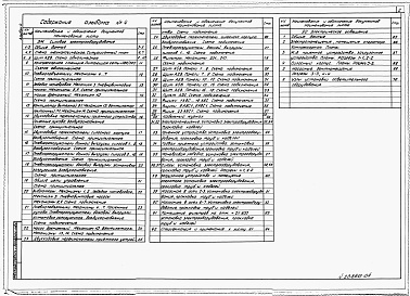 Состав фльбома. Типовой проект 708-46.89Альбом 4 Силовое электрооборудование. Электрическое освещение.   