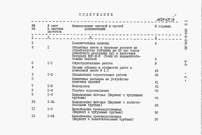 Состав фльбома. Типовой проект 805-3-106.89Альбом 5. С Сметы.     