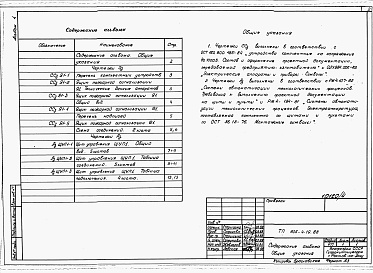 Состав фльбома. Типовой проект 805-4-19.88Альбом 4 – Чертежи задания заводу-изготовителю на щиты и шкафы управления.    