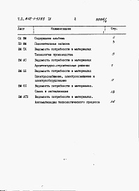 Состав фльбома. Типовой проект 812-1-57.85Альбом 4  Ведомости потребности в материалах