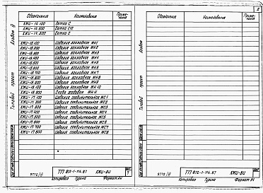 Состав фльбома. Типовой проект 812-1-114.87Альбом 3 Конструкции железобетонные заводского изготовления