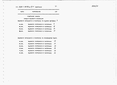 Состав фльбома. Типовой проект У.810-1-38.92Альбом 20 Часть 2.  ПРОИЗВОДСТВЕННО-ВСПОМОГАТЕЛЬНЫЕ И БЫТОВЫЕ ПОМЕЩЕНИЯ. Ведомости потребности в материалах (вариант конструкций в неполном ж/б каркасе)