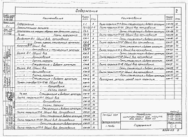 Состав фльбома. Типовой проект 7-02-306Альбом 3 Сборные железобетонные изделия