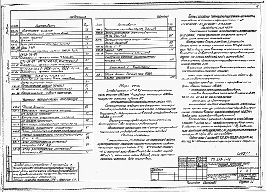 Состав фльбома. Типовой проект 813-1-16Альбом 1  Общая пояснительная записка. Технология производства. Архитектурно-строительные решения. Конструкции железобетонные. Конструкции металлические. Отопление и вентиляция. 