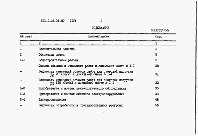 Состав фльбома. Типовой проект 813-1-23.01.87Альбом 4 Сметы