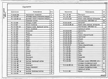 Состав фльбома. Типовой проект 820-1-082.88Альбом 3  Конструкции металлические    