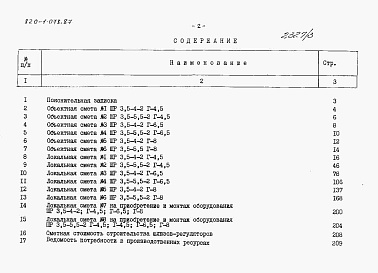 Состав фльбома. Типовой проект 820-1-078.87Альбом 3  Сметы   