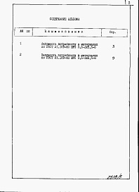 Состав фльбома. Типовой проект 820-1-088.88Альбом 5  Ведомости потребности в материалах     