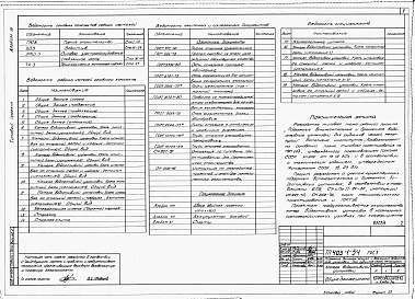 Состав фльбома. Типовой проект 403-1-54Альбом 3 Водоотливная установка производительностью 38 м3/ч и напором 1,0787 МПа (110 м водяного столба).   