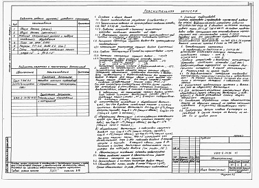 Состав фльбома. Типовой проект У.813-2-74.96Альбом 1 Пояснительная записка. Технологические решения. Архитектурные решения. Конструкции железобетонные. Конструкции металлические. Автоматизация. Электротехнические решения. Холодоснабжение. Отопление и вентиляция. Водопровод и канализация